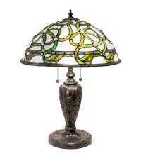 Meyda White 218951 - 23&#34; High Mediterranean Table Lamp