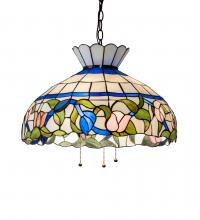 Meyda White 231154 - 20&#34; Wide Rose Vine Pendant