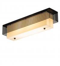 Meyda White 232909 - 24&#34; Long Yardhouse Flushmount