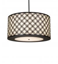 Meyda White 234348 - 36&#34; Wide Dekko Pendant