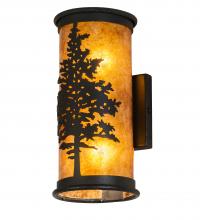 Meyda White 237133 - 6&#34; Wide Tamarack Wall Sconce