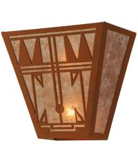 Meyda White 23930 - 13&#34;W Southwest Wall Sconce