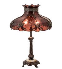 Meyda White 240466 - 22&#34; Wide Elizabeth Table Lamp