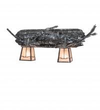 Meyda White 241338 - 25&#34; Wide Pine Branch Valley View 2 Light Vanity Light