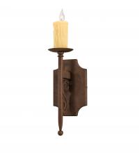 Meyda White 242077 - 5&#34; Wide Toscano 1 Light Wall Sconce