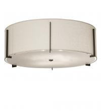 Meyda White 243105 - 42&#34; Wide Cilindro Structure Flushmount