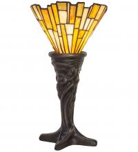 Meyda White 244880 - 16&#34; High Delta Jadestone Mini Lamp