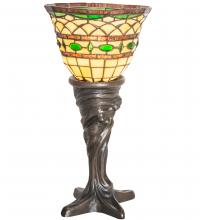 Meyda White 244883 - 18&#34; High Tiffany Roman Mini Lamp
