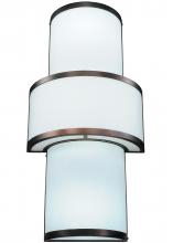 Meyda White 245334 - 15&#34; Wide Jayne Wall Sconce