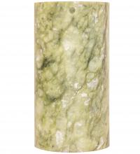 Meyda White 245343 - 3.5&#34; Wide Cylindre Green Jadestone Shade