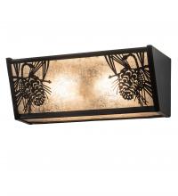Meyda White 245537 - 16&#34; Wide Winter Pine Vanity Light