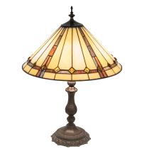 Meyda White 245630 - 23&#34; High Belvidere Table Lamp