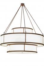 Meyda White 245871 - 66&#34; Wide Jayne 3 Tier Pendant