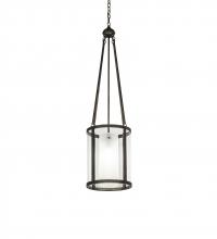 Meyda White 247186 - 16&#34; Wide Cilindro Campbell Pendant