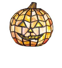 Meyda White 24733 - 7&#34;H Jack O&#39;Lantern Accent Lamp