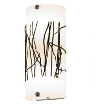 Meyda White 247431 - 5&#34; Wide Twigs Overlay Wall Sconce