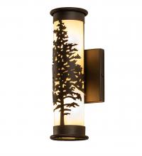 Meyda White 248320 - 5&#34; Wide Tamarack Wall Sconce