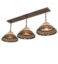 Meyda White 249942 - 48&#34; Long Ilona 3 Light Island Pendant