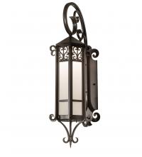 Meyda White 250471 - 12&#34; Wide Caprice Lantern Wall Sconce