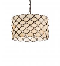 Meyda White 251911 - 13&#34; Wide Giacomo Pendant