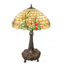 Meyda White 253009 - 31&#34; High Duffner & Kimberly Hollyhock Table Lamp