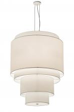 Meyda White 254477 - 31&#34; Wide Cilindro 5 Tier Pendant