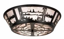 Meyda White 26223 - 22&#34;W Quiet Pond Flushmount