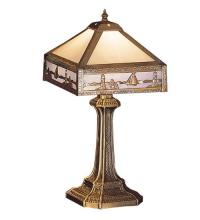 Meyda White 26836 - 19&#34; High Sailboat Mission Accent Lamp