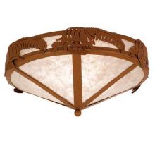 Meyda White 26876 - 16&#34;W Alligator Flushmount