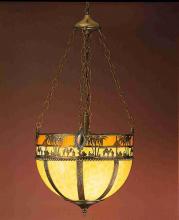 Meyda White 27778 - 16&#34; Wide Camel Basket Inverted Pendant