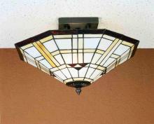 Meyda White 28284 - 20&#34;W Arrowhead Mission Flushmount