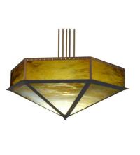 Meyda White 29140 - 51&#34; Wide Hexagon Inverted Pendant