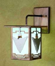 Meyda White 29607 - 6&#34;W Arrowhead Lantern Wall Sconce
