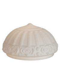 Meyda White 30524 - 14&#34; Wide White Puffy Rose Shade