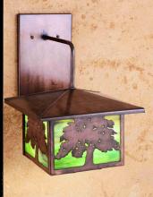 Meyda White 30603 - 10&#34;W Oak Tree Lantern Wall Sconce