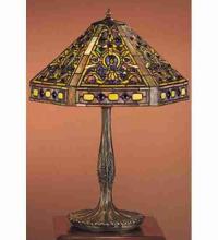 Meyda White 31117 - 24&#34;H Tiffany Elizabethan Table Lamp