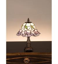 Meyda White 31194 - 12&#34; High Daffodil Bell Mini Lamp