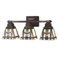 Meyda White 31248 - 20&#34; Wide Prairie Wheat 3 Light Vanity Light