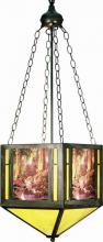 Meyda White 31422 - 13&#34;Sq Maxfield Parrish The Glen Inverted Pendant