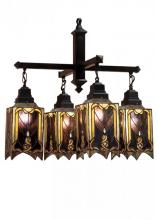 Meyda White 31756 - 27&#34;W Cottage Mission 4 LT Chandelier