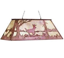 Meyda White 31947 - 33&#34; Long Deer at Lake Oblong Pendant