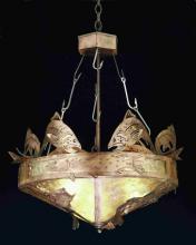 Meyda White 32124 - 30&#34; Wide Catch of the Day Inverted Pendant