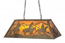 Meyda White 32326 - 33&#34;L Rustlers Oblong Pendant
