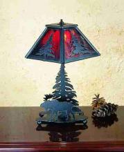 Meyda White 32478 - 15.5&#34;H Lone Moose Accent Lamp