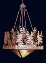 Meyda White 32614 - 20&#34; Square Pine Lake Inverted Pendant
