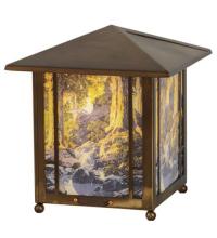 Meyda White 37476 - 13&#34; High Maxfield Parrish The Glen Lantern Accent Lamp