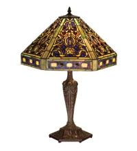 Meyda White 48832 - 23.5&#34;H Tiffany Elizabethan Table Lamp