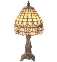 Meyda White 49190 - 13&#34;H Victorian Flourish Mini Lamp