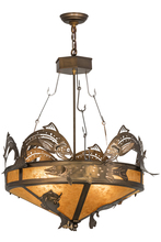 Meyda White 50163 - 18&#34; Wide Catch of the Day Inverted Pendant