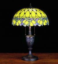Meyda White 14878 - 25&#34; High Chalice 2 Light Table Lamp